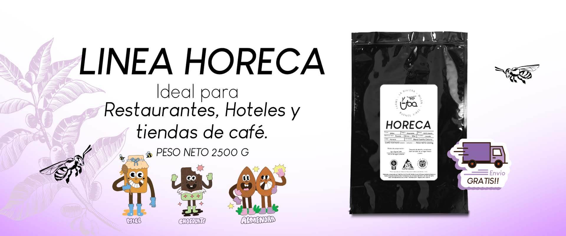 Banner de café gourmet línea Horeca